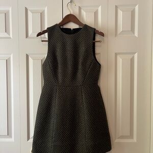 Alice + Olivia Dark Textured Mini Dress